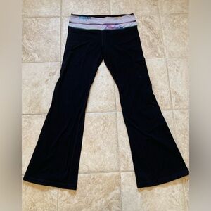 Lululemon athletica Black Wide Leg Yoga Pants